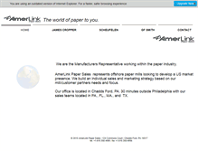 Tablet Screenshot of amerlinkpaper.com